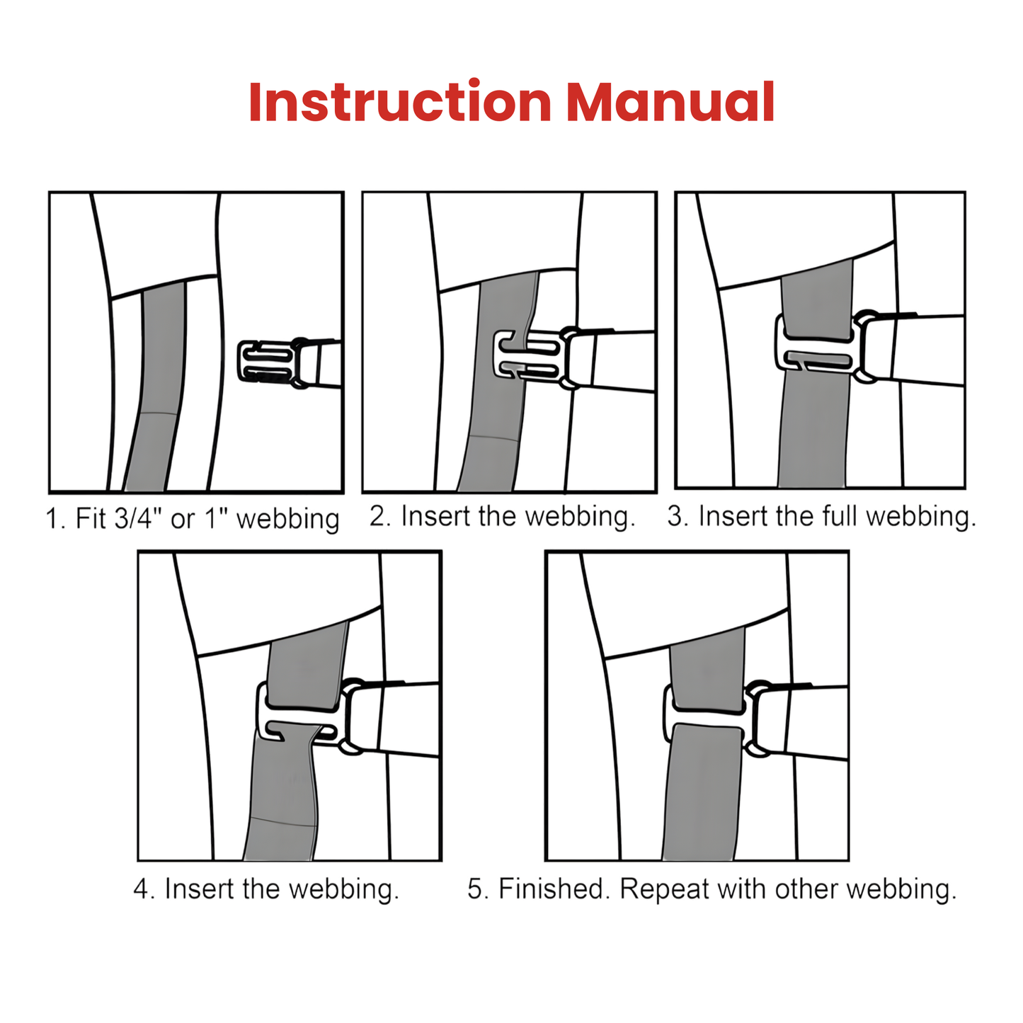 Adjustable Strap Quick Release For Holsters & Backpacks