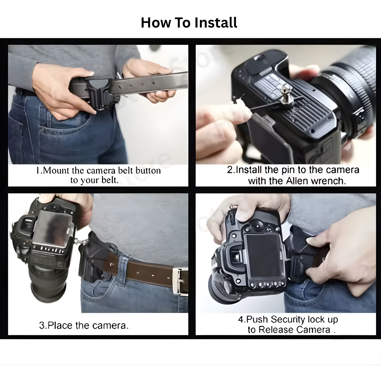 Quick-Draw Camera Holster
