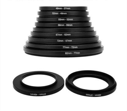 Lens Adapter Ring Set – Small to Large Step-Up Rings