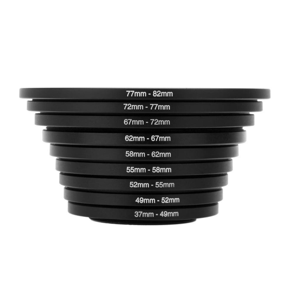 Lens Adapter Ring Set – Small to Large Step-Up Rings