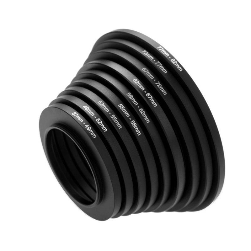Lens Adapter Ring Set – Small to Large Step-Up Rings