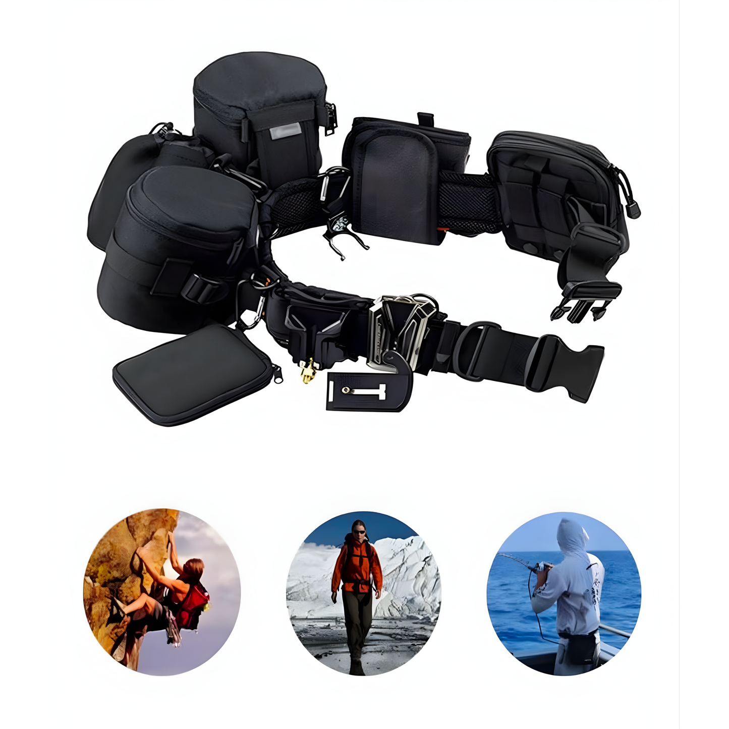 Quick Draw Belt – Dual-Camera & Gimbal Quick-Release Waist Strap