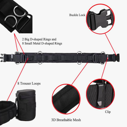 Quick Draw Belt – Dual-Camera & Gimbal Quick-Release Waist Strap