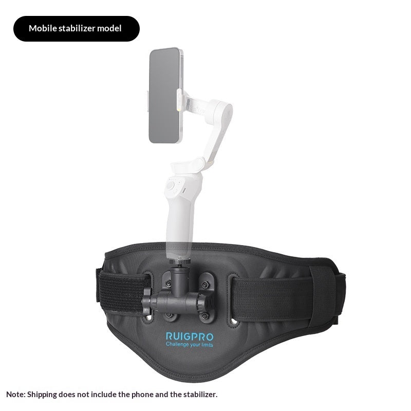 Panoramic Camera Waist Belt Mount For Motorcycle Riding And Follow-Camera Use