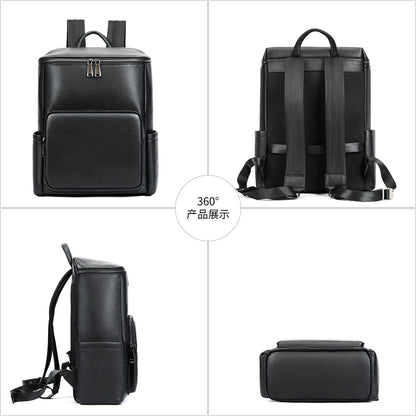 268 Leather Commuter Laptop Backpack
