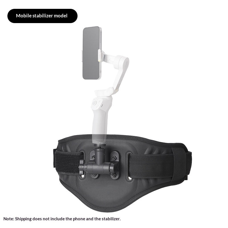 Panoramic Camera Waist Belt Mount For Motorcycle Riding And Follow-Camera Use
