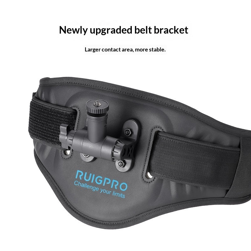 Panoramic Camera Waist Belt Mount For Motorcycle Riding And Follow-Camera Use